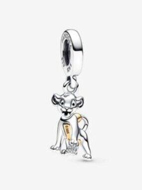 Authentic Pandora Disney 100th Anniversary Simba Lab-Grown Diamond Dangle Charm